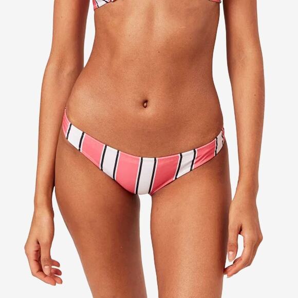 NWOT Solid & Striped Ashley Stripe Bikini Bottoms Size S Pink Swim Beach Summer - Picture 3 of 10